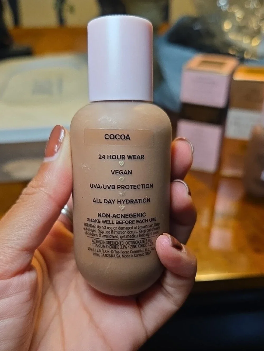 Too Faced Born This Way / Healthy Glow Foundation - Butter Pecan & Truffle